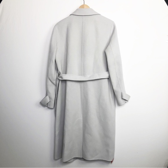 THEORY Stone Winsome wrap wool trenchcoat - Picture 3 of 14